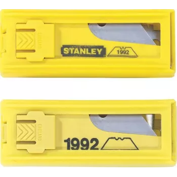 Stanley 0-11-921 Trapezförmige Abbrechklingen, Kohlenstoffstahl, 10er-Pack