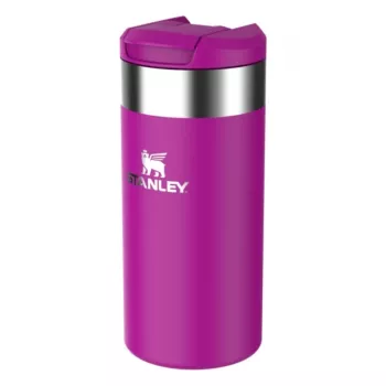 STANLEY 1913 AeroLight Transit Mug 0,35L Lila - Thermos doppelwandig vakuumisolierter Reisebecher, auslaufsicherer DrinkLock Deckel, 6h heiß / 12h kalt, ultraleichter Edelstahl