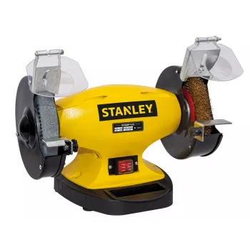 STANLEY 2-in-1 Tischschleifmaschine mit Schleifscheibe und Drahtbürste SXGBP150E