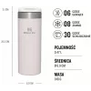 Stanley AeroLight Transit-Becher 0,47L Rosenquarz Metallic