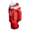 STANLEY All-Day Quencher Carry-All Tragetasche für 1,18L Thermobecher mit Strohhalm, Korallenrot-Orange