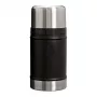 STANLEY Classic Legendary Thermobehälter 0,71L Mattschwarz mit isoliertem Deckel als Schüssel und Spork
