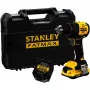 STANLEY Akku-Bohrschrauber (SFMCD714D1T-QW), 18V (Schwarz/Gelb, Li-Ion Akku 2,0 Ah, Pro-Stack Koffer)