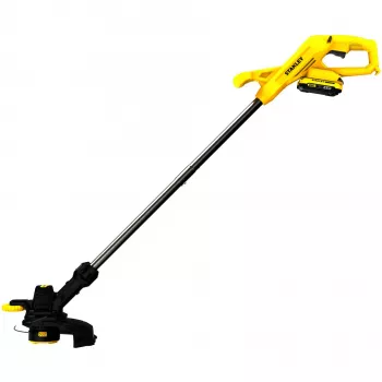 STANLEY Akku-Rasentrimmer (SFMCST925M1-QW), 18V (Schwarz/Gelb, Li-Ion 2,0 Ah)