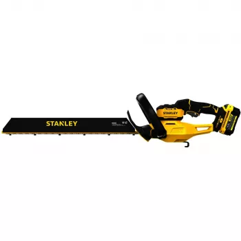 STANLEY Akku-Heckenschere (STCHT8255M1-QW), 18V (Schwarz/Gelb, Li-Ion Akku 4,0 Ah)