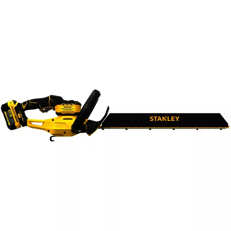 STANLEY Akku-Heckenschere (STCHT8255M1-QW), 18V (Schwarz/Gelb, Li-Ion Akku 4,0 Ah)