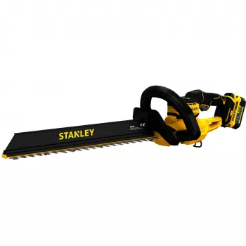 STANLEY Akku-Heckenschere (STCHT8255M1-QW), 18V (Schwarz/Gelb, Li-Ion Akku 4,0 Ah)