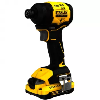 STANLEY Akku-Schlagschrauber SFMCF811D1T-QW, 18V, 2,0Ah Li-Ion, Schwarz/Gelb, Pro-Stack Koffer
