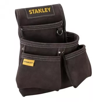 Stanley FatMax Gürteltasche mit 3 Fächern und Maßbandhalter, Schwarz/Gelb