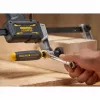 STANLEY FATMAX FMHT83008-0 Schwerlast-F-Schraubzwinge 460 mm mit Schnellspannfunktion, Schwarz/Grau/Gelb