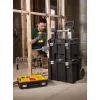 Stanley FATMAX PRO-STACK Werkzeug-Hartschalenkoffer, 22L, IP54, Schwarz mit gelben Akzenten