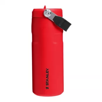 STANLEY IceFlow Bottle Flip Straw 2.0 0,47L Dunkelrot Thermosflasche mit Strohhalm