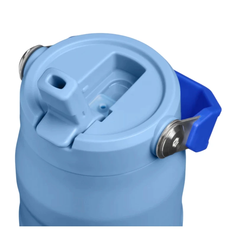 STANLEY IceFlow Bottle Flip Straw 2.0 0,71L Hellblaue Thermosflasche mit Strohhalm