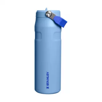 STANLEY IceFlow Bottle Flip Straw 2.0 0,71L Hellblaue Thermosflasche mit Strohhalm