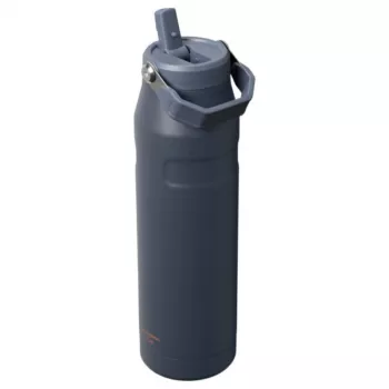 STANLEY IceFlow Bottle Flip Straw 2.0 1,06L Thermosflasche mit Strohhalm, Anthrazit