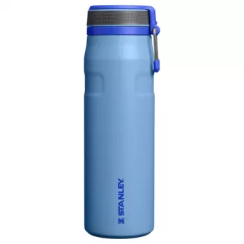 STANLEY IceFlow Bottle Twist Flip 0,71L Hellblau Vakuumisolierte Edelstahl-Trinkflasche mit Strohhalm