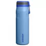 STANLEY IceFlow Bottle Twist Flip 0,71L Hellblau Vakuumisolierte Edelstahl-Trinkflasche mit Strohhalm