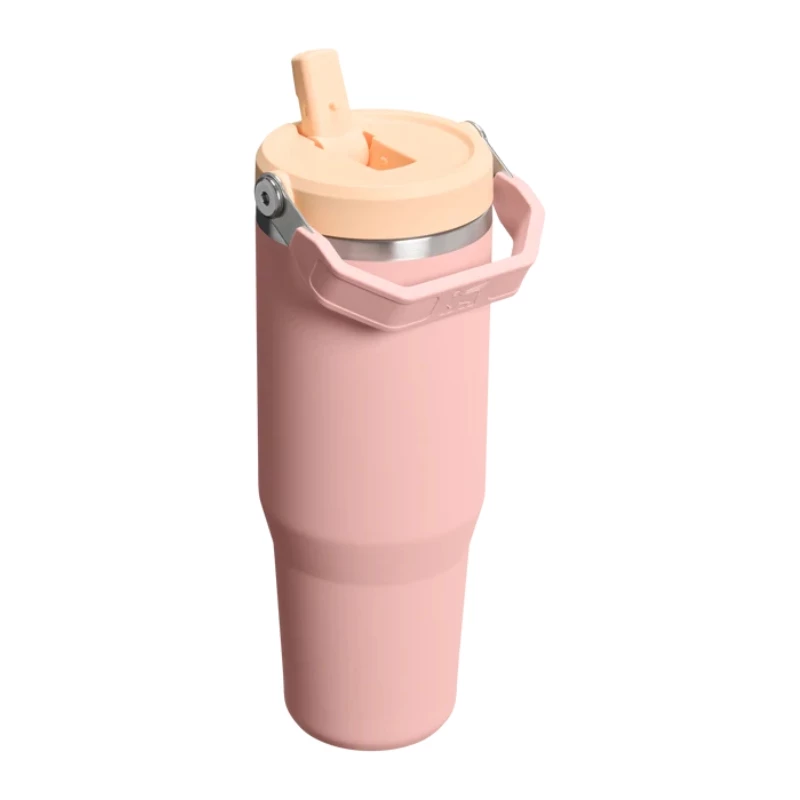 STANLEY IceFlow Flip Straw 2.0 Becher 0,89L Pfirsichrosa