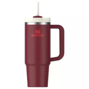 STANLEY Quencher H2.0 FlowState Tumbler 0,89L Dunkelrot mit Strohhalm