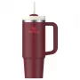 STANLEY Quencher H2.0 FlowState Tumbler 0,89L Dunkelrot mit Strohhalm