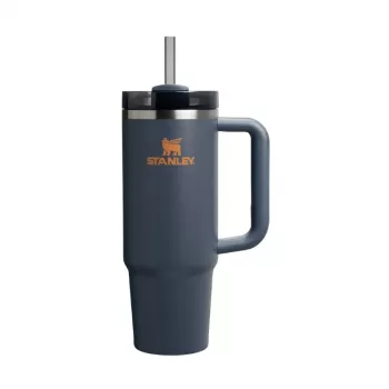 STANLEY Quencher H2.0 FlowState Becher 0,89L Grau mit Strohhalm