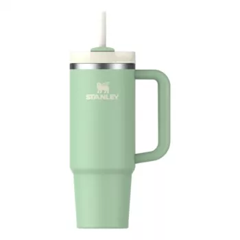 STANLEY Quencher H2.0 FlowState Becher mit Strohhalm 0,89L Pistazie