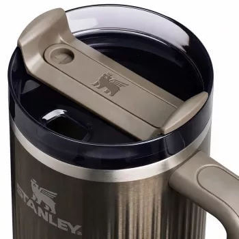 STANLEY Quencher H2.O Fluted Thermobecher 1,18 l GunMetal Shine