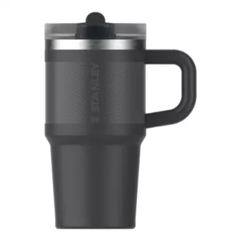 STANLEY Quencher ProTour Flip Straw Tumbler 0,59L Schwarz Thermobecher mit Strohhalm