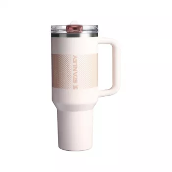 STANLEY Quencher ProTour Flip Straw Tumbler 1,18L Hellrosa Thermobecher mit Strohhalm