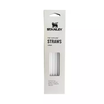 STANLEY Ersatzstrohhalme für IceFlow Tumblers, 4er-Pack, Transparent Tritan, 280 mm, spülmaschinenfest