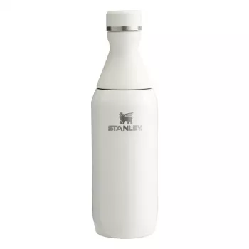 STANLEY The All Day Slim Bottle 0,35L Glänzend Creme Vakuumisolierte Edelstahl
