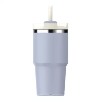STANLEY The Quencher H2.O FlowState Tumbler 0,59L Hellblau mit Strohhalm
