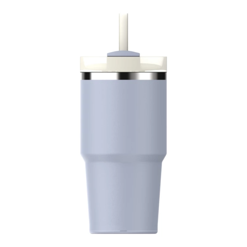 STANLEY The Quencher H2.O FlowState Tumbler 0,59L Hellblau mit Strohhalm