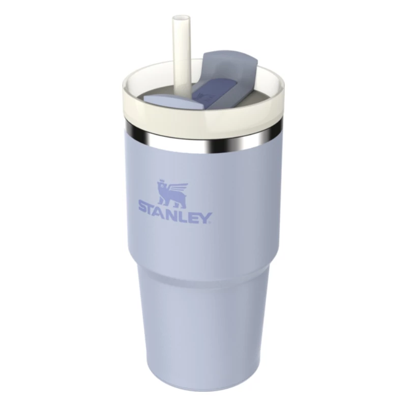 STANLEY The Quencher H2.O FlowState Tumbler 0,59L Hellblau mit Strohhalm