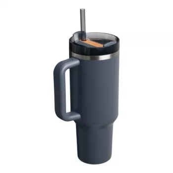 STANLEY The Quencher H2.O FlowState Thermobecher 1,18L Grau mit Strohhalm