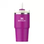 STANLEY The Quencher H2.O FlowState Becher mit Strohhalm 0,59L Lila