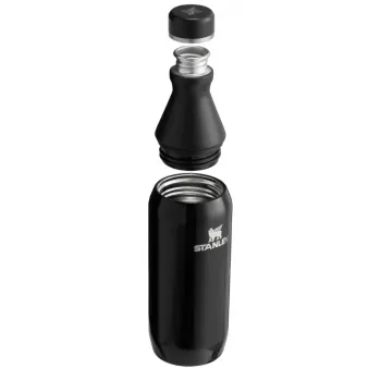 STANLEY Thermosflasche The All Day Slim Bottle 0,35L Glänzend Schwarz