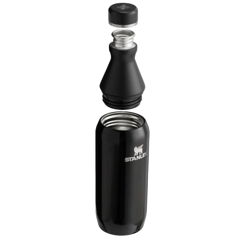 STANLEY Thermosflasche The All Day Slim Bottle 0,35L Glänzend Schwarz