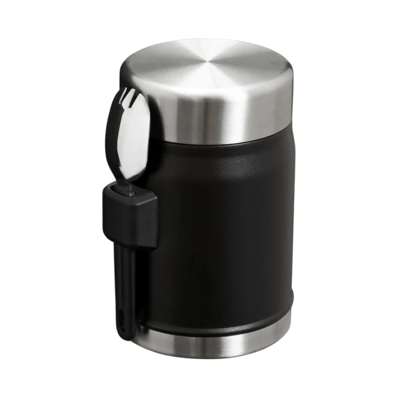 STANLEY Thermos Food The Legendary Food Jar + Spork 0,4L Schwarz 2.0