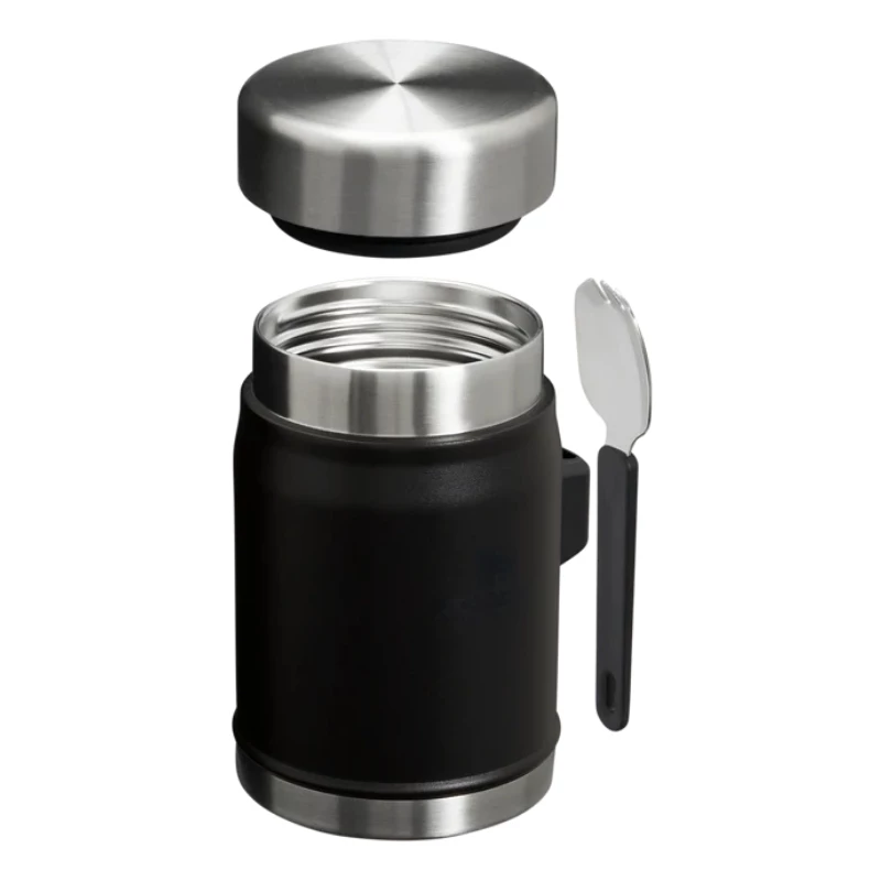 STANLEY Thermos Food The Legendary Food Jar + Spork 0,4L Schwarz 2.0