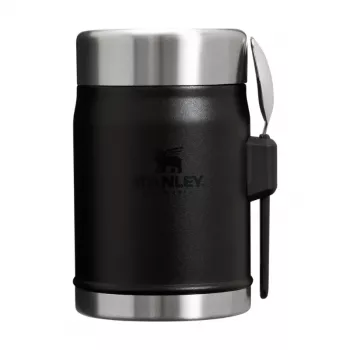 STANLEY Thermos Food The Legendary Food Jar + Spork 0,4L Schwarz 2.0