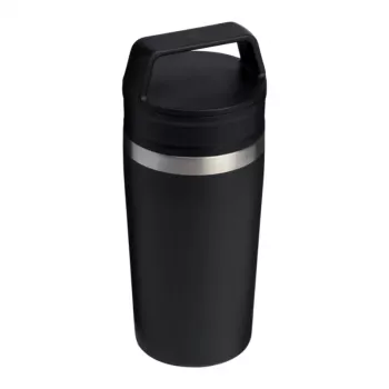 STANLEY Thermosbecher The Café-To-Go Reisebecher 0,47L Schwarz 2.0