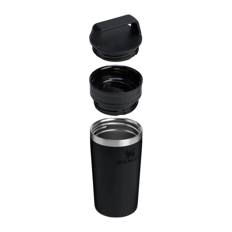 STANLEY Thermosbecher The Café-To-Go Reisebecher 0,47L Schwarz 2.0