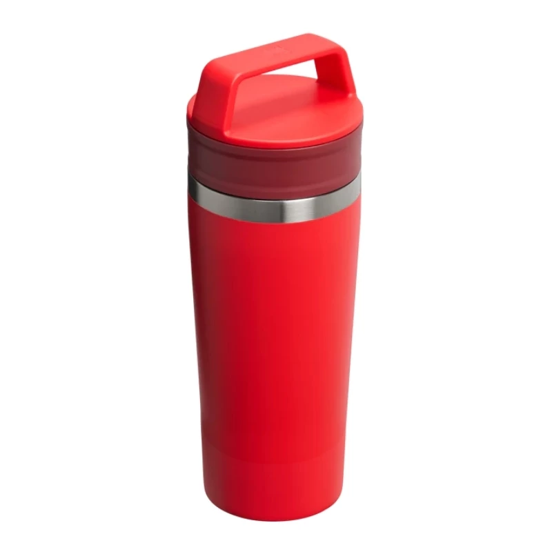 STANLEY Thermosbecher The Café-To-Go Travel Mug 0,47L Dunkelrot