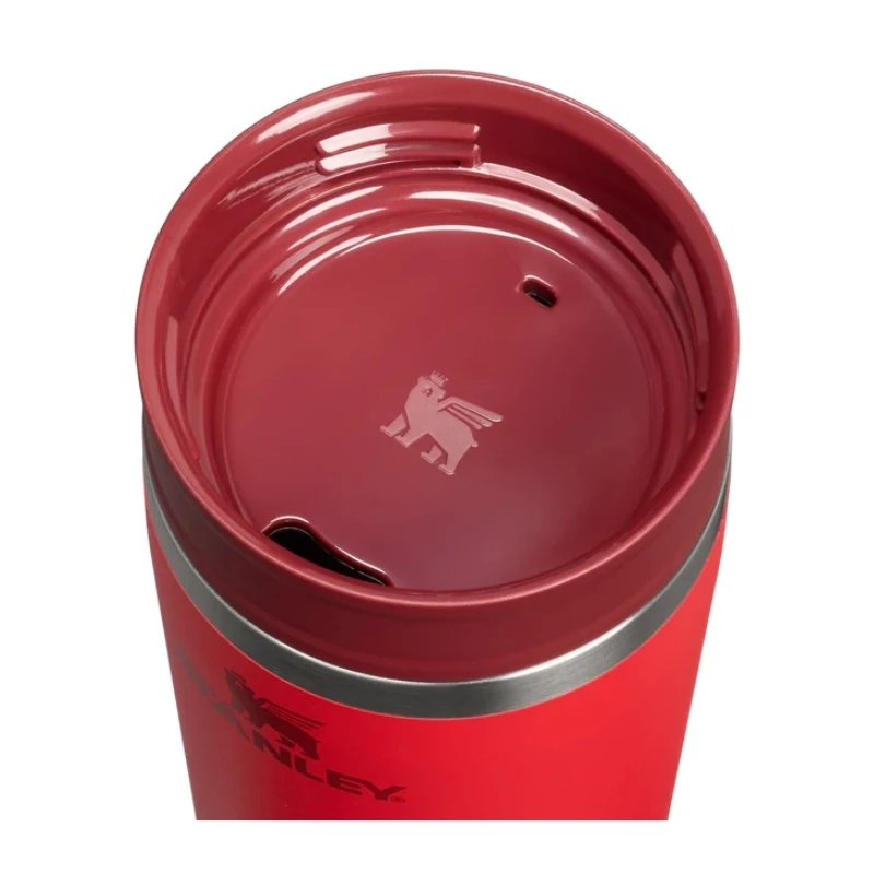 STANLEY Thermosbecher The Café-To-Go Travel Mug 0,47L Dunkelrot