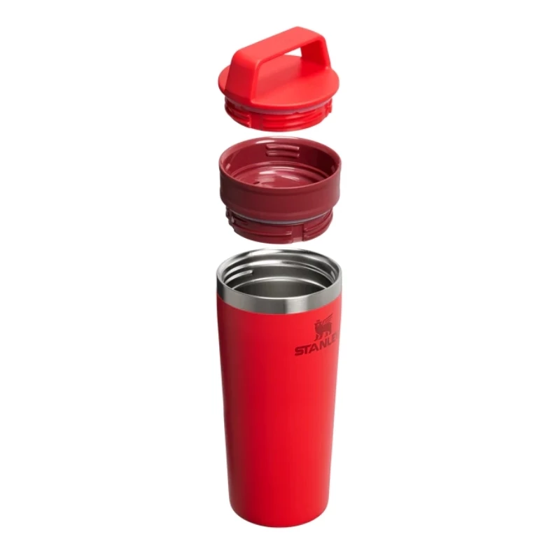 STANLEY Thermosbecher The Café-To-Go Travel Mug 0,47L Dunkelrot