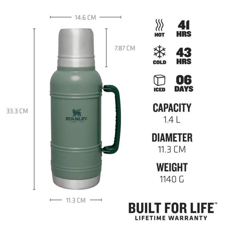 STANLEY Thermos The Artisan Thermosflasche 1,4L Forest Green