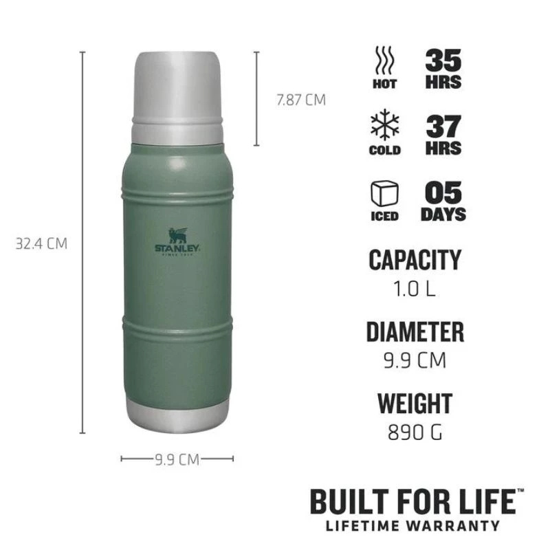 STANLEY Thermos The Artisan Thermische Flasche 1L Grün