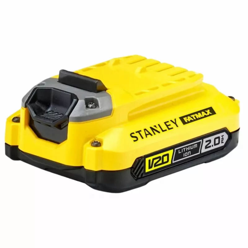 STANLEY V20 18V Akku-Twin-Set – SFMCD716 Bürstenloser Schlagbohrschrauber + SFMCG400 Bürstenloser Winkelschleifer, 2.0Ah & 4.0Ah Akkus, Ladegerät, Softbag