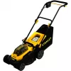 STANLEY V20 Akku-Rasenmäher 36V (2x18V) Schwarz/Gelb, 2x 4,0 Ah Li-Ion Akkus